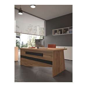 Festival Ofis Masası - Ofi̇s-9-6-4-160x60 Beyaz - Antrasit