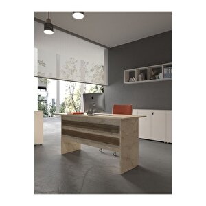 Festival Ofis Masası - Ofi̇s-1-8-2-120x90 Beyaz - Ceviz