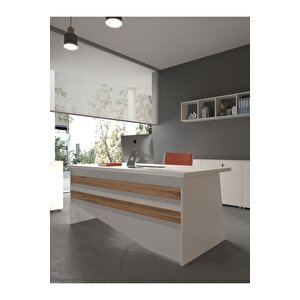 Festival Ofis Masası - Ofi̇s-6-1-6-180x90 Beyaz - Çam