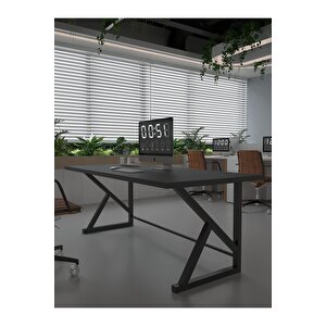 Profesyonel Ofis Masası Of75002-4-160 Antrasit 36 Mm Kalınlık - 160 X 75 Cm