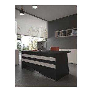 Festival Ofis Masası - Ofi̇s-6-4-1-180x75 Beyaz - Beyaz
