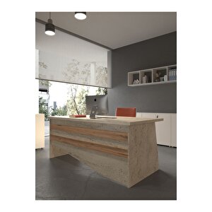 Festival Ofis Masası - Ofi̇s-6-8-6-180x60 Beyaz - Çam