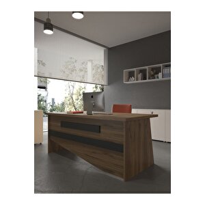 Festival Ofis Masası - Ofi̇s-10-2-4-180x75 Beyaz - Antrasit