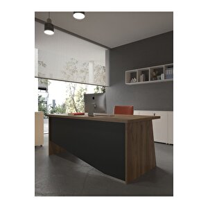 Festival Ofis Masası - Ofi̇s-7-2-4-180x75 Beyaz - Antrasit
