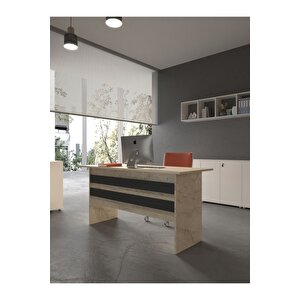 Festival Ofis Masası - Ofi̇s-1-8-4-180x90 Beyaz - Antrasit