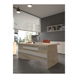 Festival Ofis Masası - Ofi̇s-9-8-1-160x75 Beyaz - Beyaz