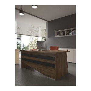 Festival Ofis Masası - Ofi̇s-6-2-4-180x60 Beyaz - Antrasit
