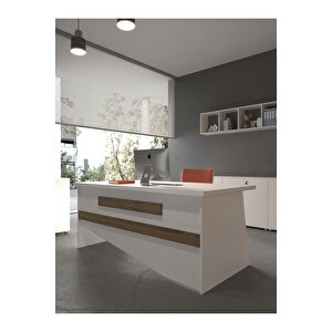 Festival Ofis Masası - Ofi̇s-10-1-2-180x75 Beyaz - Ceviz