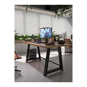 Profesyonel Ofis Masası Of75003-6-160 A.çam 36 Mm Kalınlık - 160 X 75 Cm