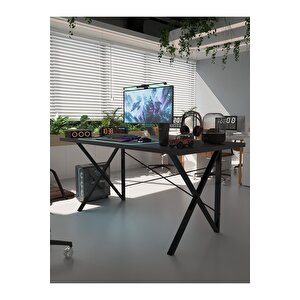 Profesyonel Ofis Masası Of75005-4-140 Antrasit 36 Mm Kalınlık - 140 X 75 Cm
