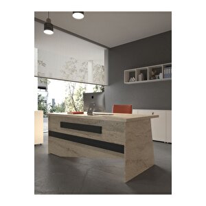 Festival Ofis Masası - Ofi̇s-9-8-4-120x60 Beyaz - Antrasit