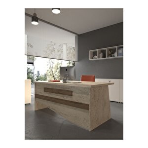 Festival Ofis Masası - Ofi̇s-10-8-2-120x90 Beyaz - Ceviz