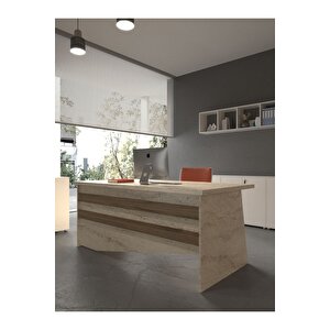 Festival Ofis Masası - Ofi̇s-4-8-2-120x90 Beyaz - Ceviz