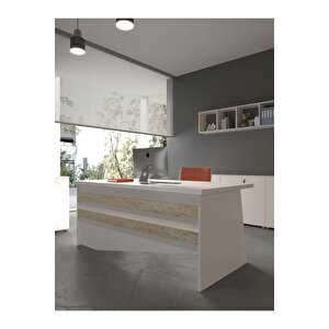 Festival Ofis Masası - Ofi̇s-4-1-8-160x90 Beyaz - Traverter
