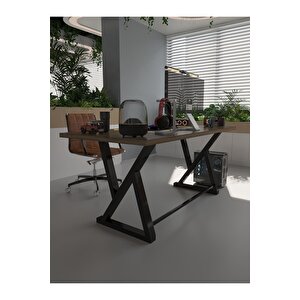 Profesyonel Ofis Masası Of46001-2-160 Ceviz 36 Mm Kalınlık - 160 X 90 Cm