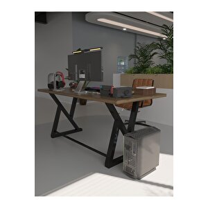 Profesyonel Ofis Masası Of46001-2-160 Ceviz 36 Mm Kalınlık - 160 X 90 Cm