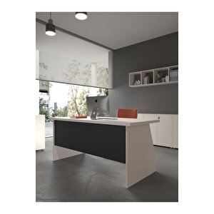 Festival Ofis Masası - Ofi̇s-2-1-4-160x75 Beyaz - Antrasit