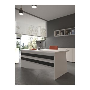 Festival Ofis Masası - Ofi̇s-4-1-4-120x90 Beyaz - Antrasit