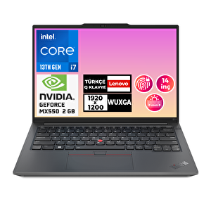 Thinkpad E14 G5 I7-1355u 16gb 1tb+512gb Ssd 2 Gb Mx550 14" Wuxga Fdos Laptop 21jk0095tx 007