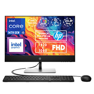 Hp Proone 440 G9 I5-14500t 16gb 512gb Ssd 23.8" Fhd Freedos Dokunmatik All In One Bilgisayar 9h6x2et 1
