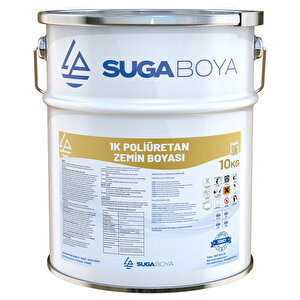 Suga  1k Poli̇üretan Zemi̇n Boyasi 10 Kg Beyaz