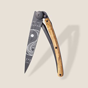 37g, Olive Wood / Yin & Yang Çakı