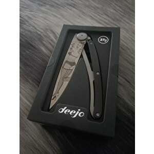 Deejo 37g, Ebony Wood / Pinup Çakı