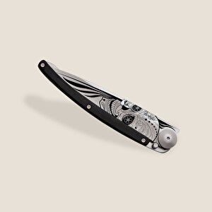 37g, Ebony Wood / Latino Skull Çakı