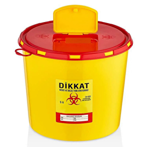 Tıbbi Atık Kovası 5 Litre (tak3205) -  Güvenli Ve Dayanıklı