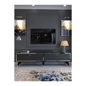 Festival Tv Sehpası Silver S33016-4 Antrasit
