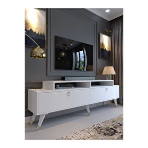 Festival Tv Sehpası Gold G23010-1 Beyaz
