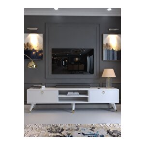 Festival Tv Sehpası Gold G23030-1 Beyaz