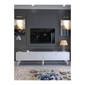 Festival Tv Sehpası Silver S23016-1 Beyaz