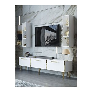 Festival Tv Ünitesi G3004-1-y1-d1 Gold Beyaz