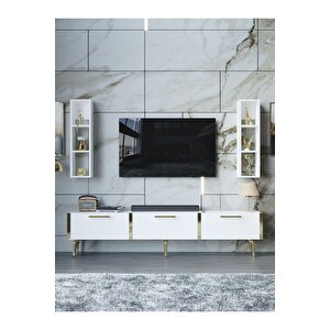 Festival Tv Ünitesi G3004-1-y1-d1 Gold Beyaz