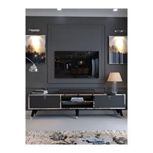 Festival Tv Sehpası Silver S33030-4 Antrasit