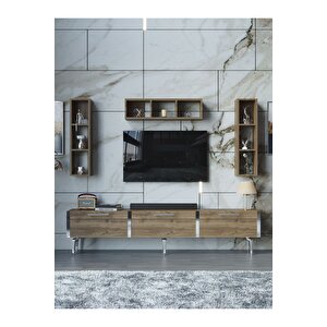 Festival Tv Ünitesi S3007-2-y1-d1 Silver Ceviz