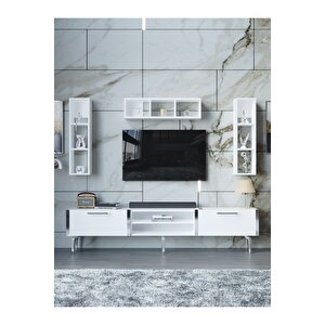 Festival Tv Ünitesi S3006-1-y1-d1 Silver Beyaz