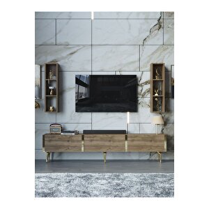 Festival Tv Ünitesi G3004-2-y1-d1 Gold Ceviz