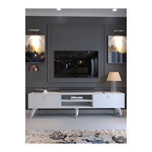 Festival Tv Sehpası Silver S23030-1 Beyaz