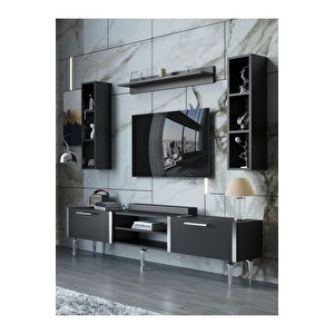 Festival Tv Ünitesi S3009-7-y1-d1 Silver Siyah