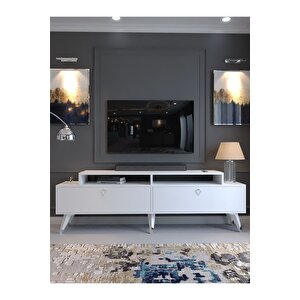 Festival Tv Sehpası Silver S23010-1 Beyaz