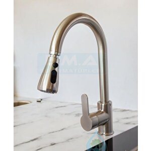 Spi̇ralli̇ Mutfak Evye Bataryasi Saten /i̇nox