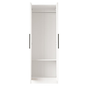 Robin Home lukas 2 Kapaklı Gardırop Elbise Dolabı Beyaz