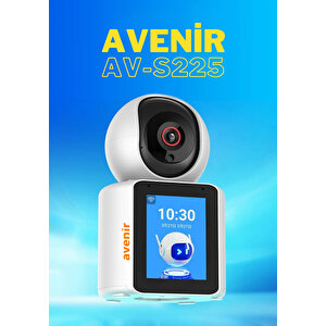 Av-s225 Karşılıklı Video Arama Çift Yönlü Görüntülü Görüşme Full Hd Bebek Kamerası -app