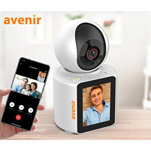 Av-s225 Karşılıklı Video Arama Çift Yönlü Görüntülü Görüşme Full Hd Bebek Kamerası -app