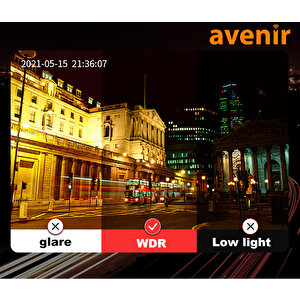 Av-c231 Siyah 1080p Araç Içi 3 Kameralı Lcd Ekranlı Gece Görüşlü , G-sensör , Geri Görüş Kamera