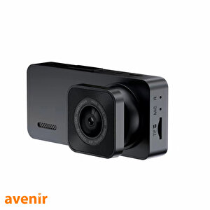 Av-c231 Siyah 1080p Araç Içi 3 Kameralı Lcd Ekranlı Gece Görüşlü , G-sensör , Geri Görüş Kamera