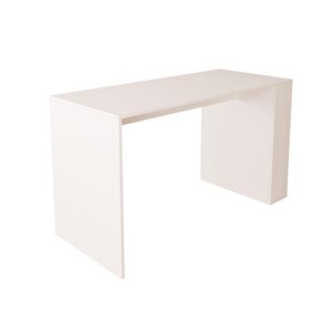 Bimossa Edgar L4830 Mutfak Adası Bar Masası 160 Cm – Beyaz, Karşılıklı Oturmalı, Depolamalı, Çok Amaçlı Kapaklı Masa