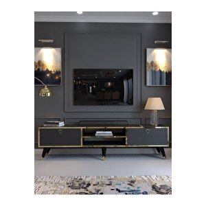 Festival Tv Sehpası Gold G33030-4 Antrasit